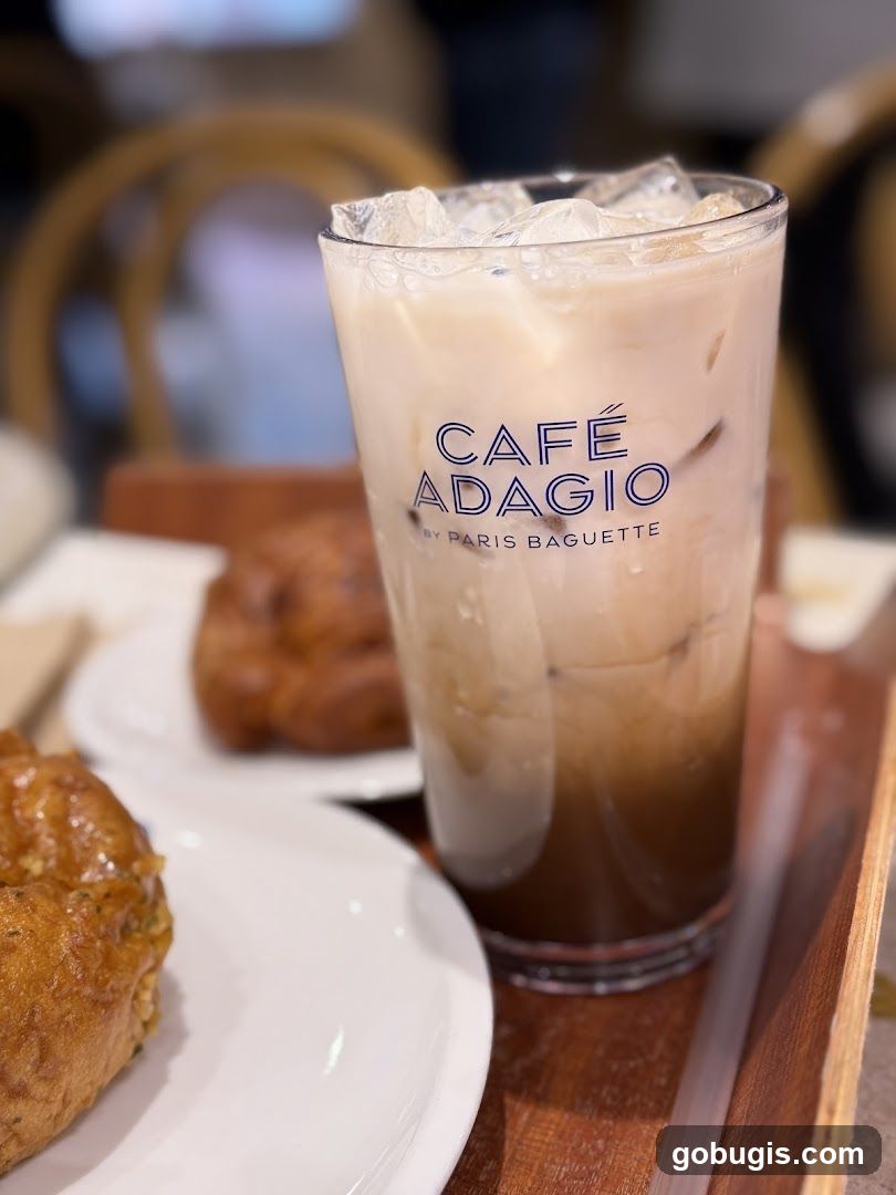 Iced Coffee and Pastries