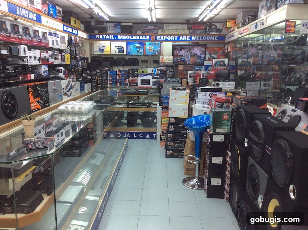 Electronics Store Interior