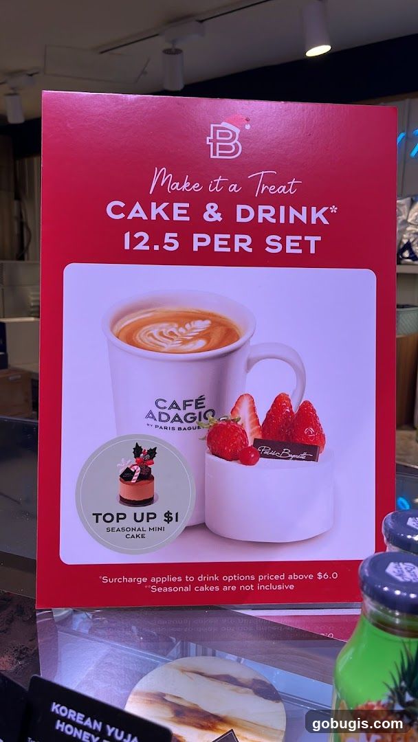 Cake and Drink Set Promotion