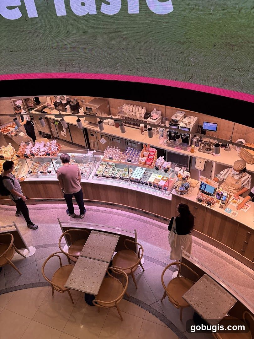 Bakery and Cafe Interior
