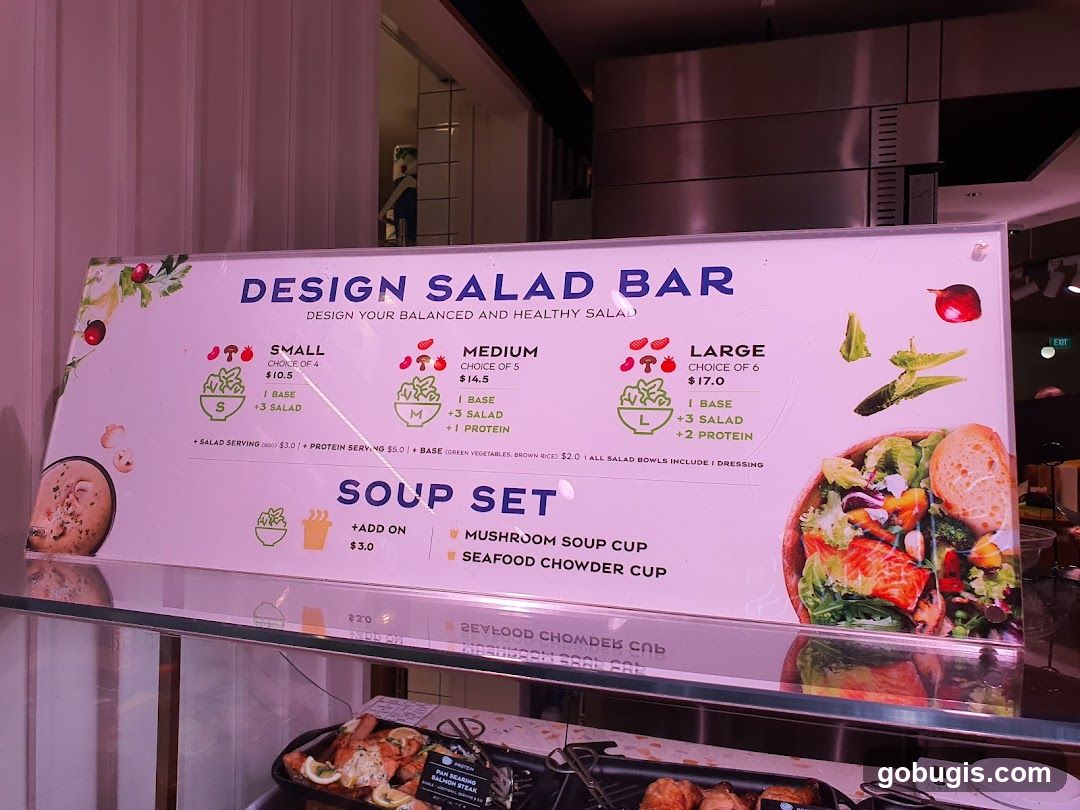 Design Salad Bar Menu