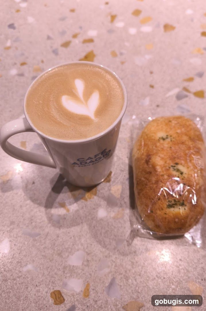 Latte and Pastry