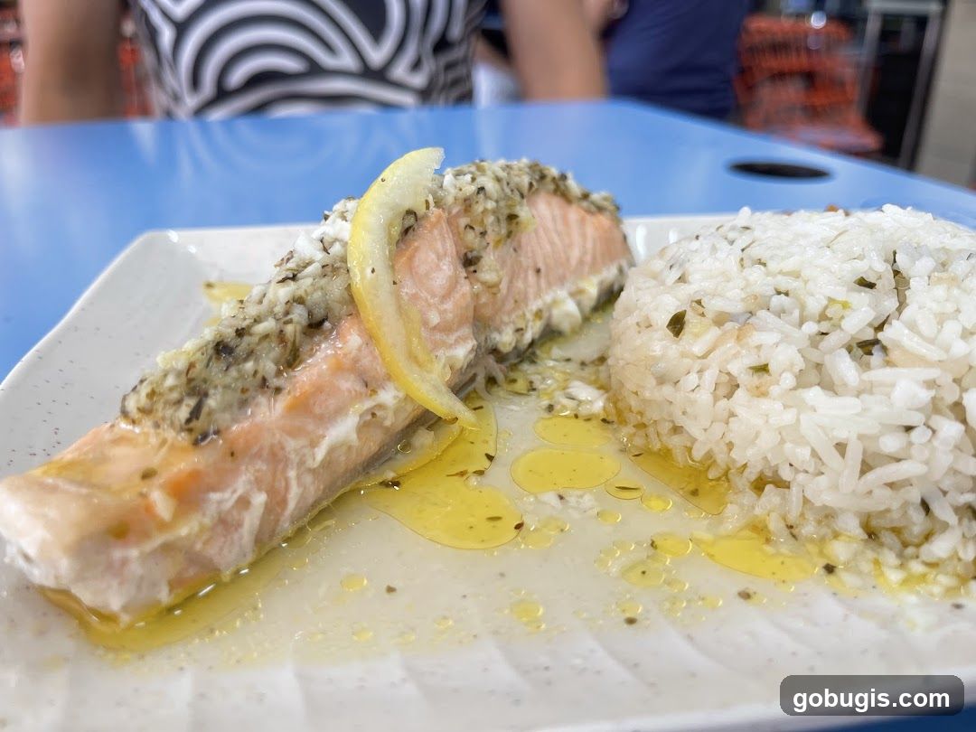 Salmon with Rice