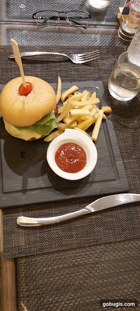 Burger and Fries