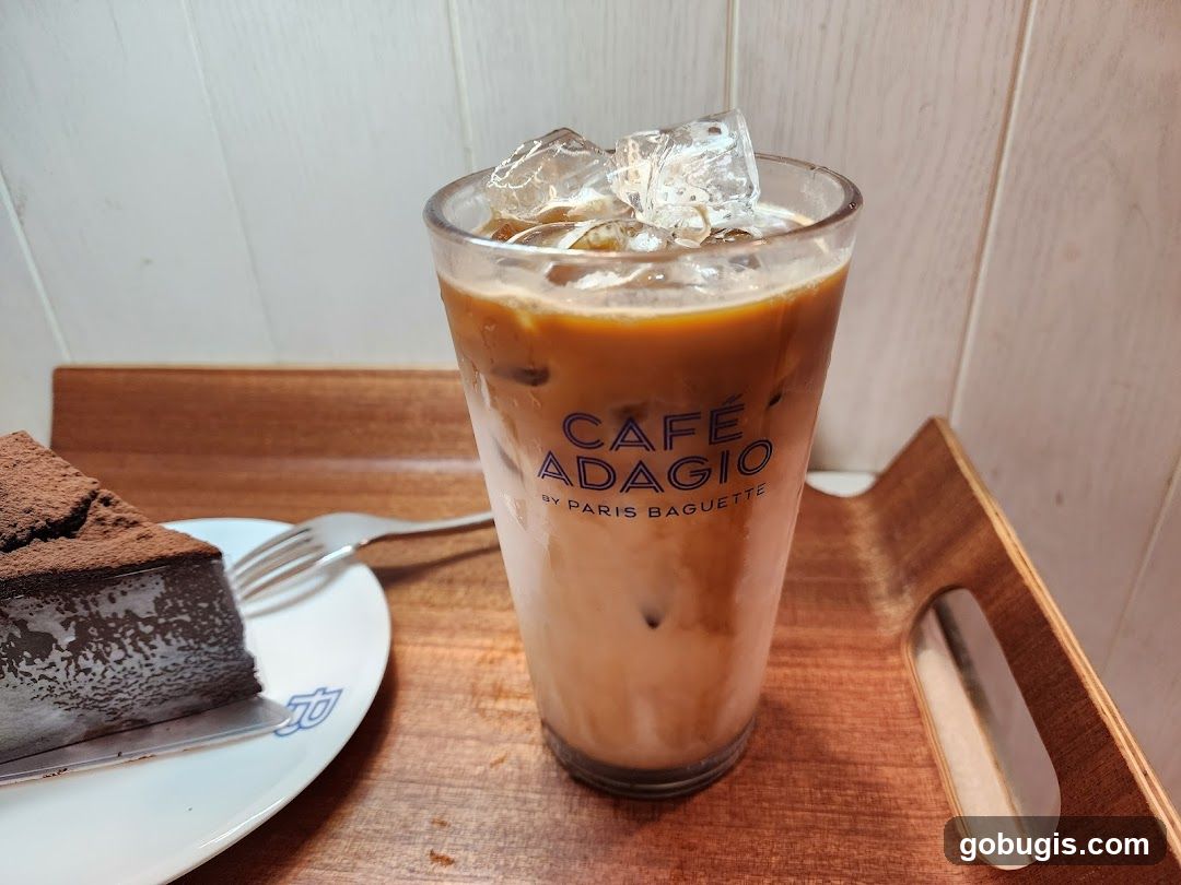 Iced Coffee and Chocolate Cake