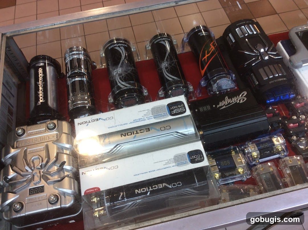 Car Audio Capacitors and Accessories