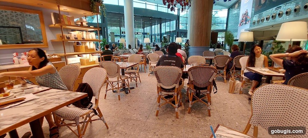 Cafe Interior with Patrons