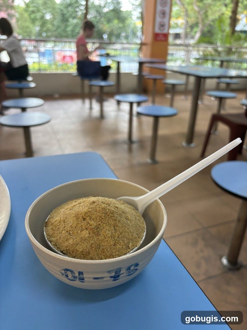 Bowl of Toasted Rice Powder