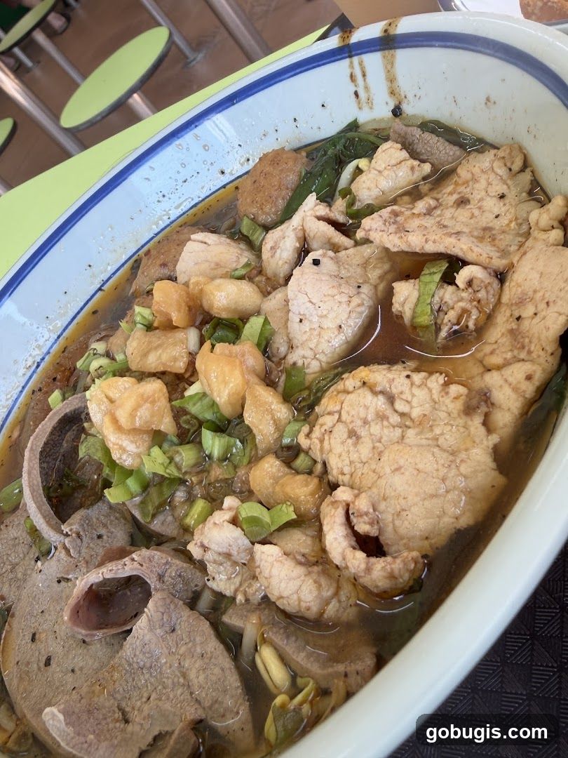 Pork noodle soup