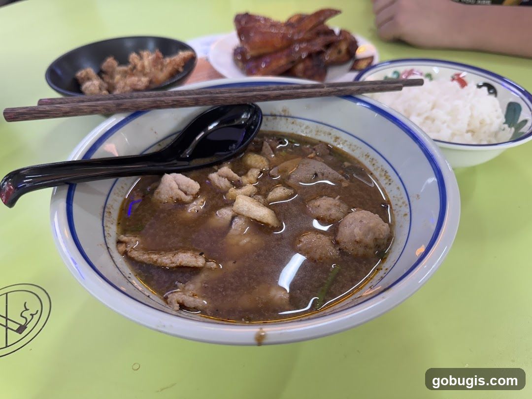 Noodle Soup with Sides