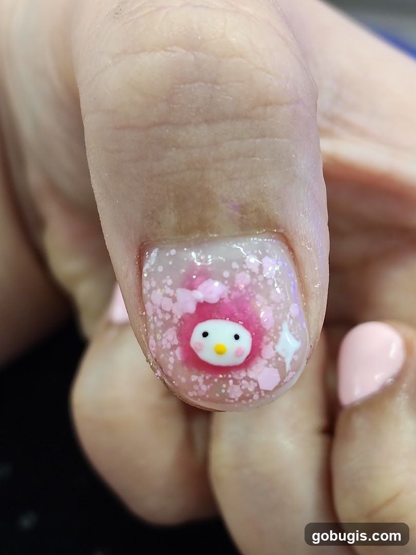 Nail Art with Character Design