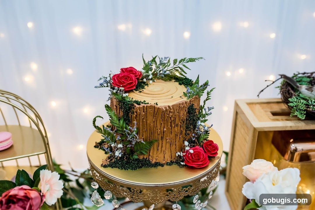 Tree Stump Cake