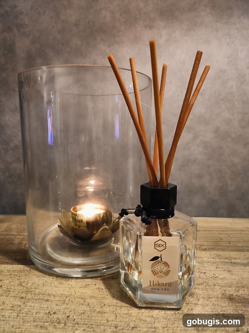 Reed Diffuser and Candle