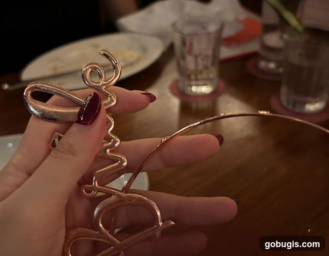 Rose Gold Cake Topper