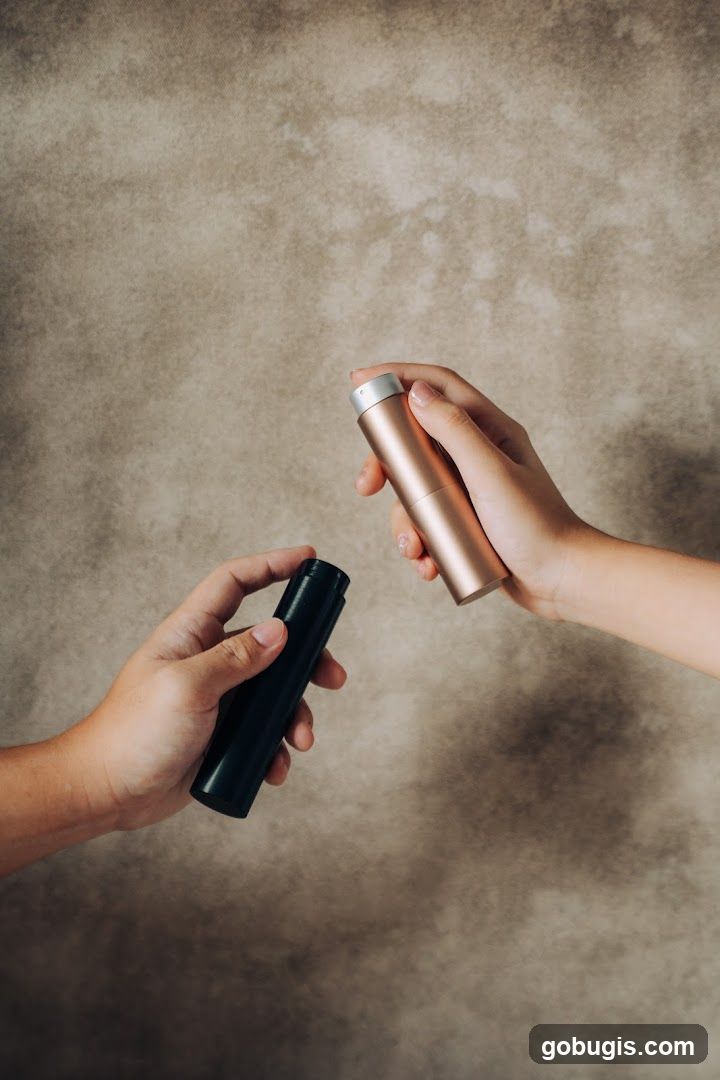 Hands Holding Cylindrical Objects