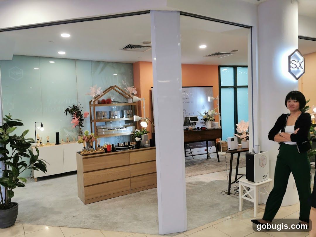 Store Interior with Products and Staff