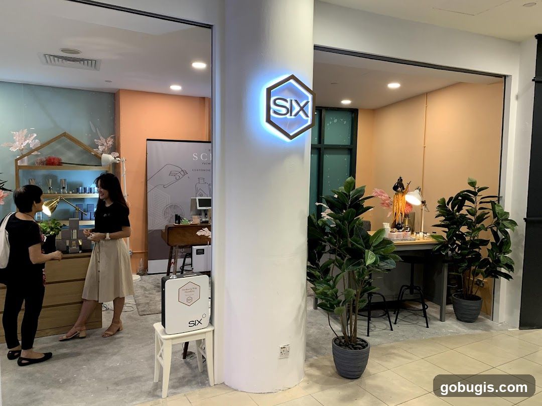 Store Interior with Logo
