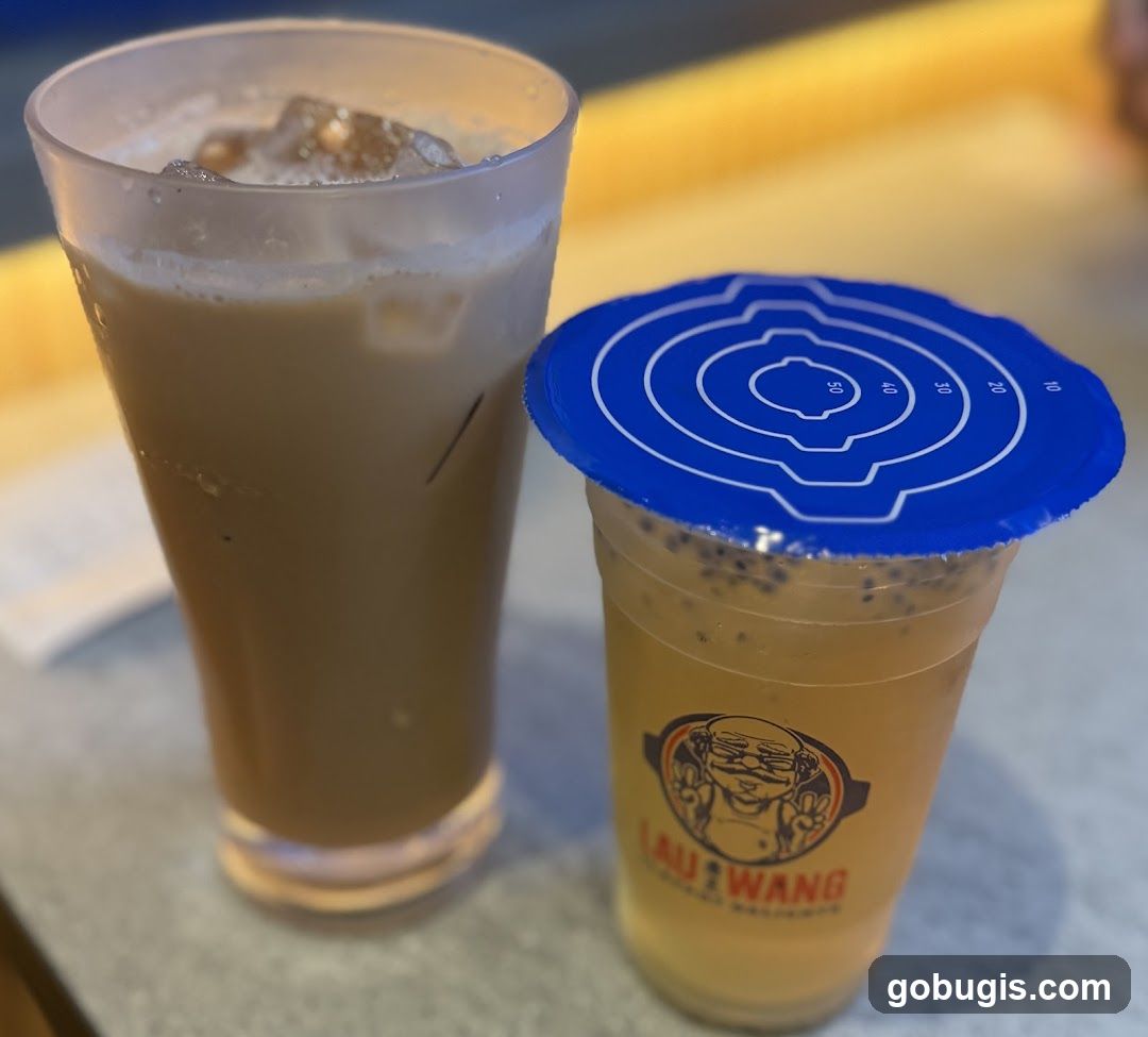 Two Iced Drinks