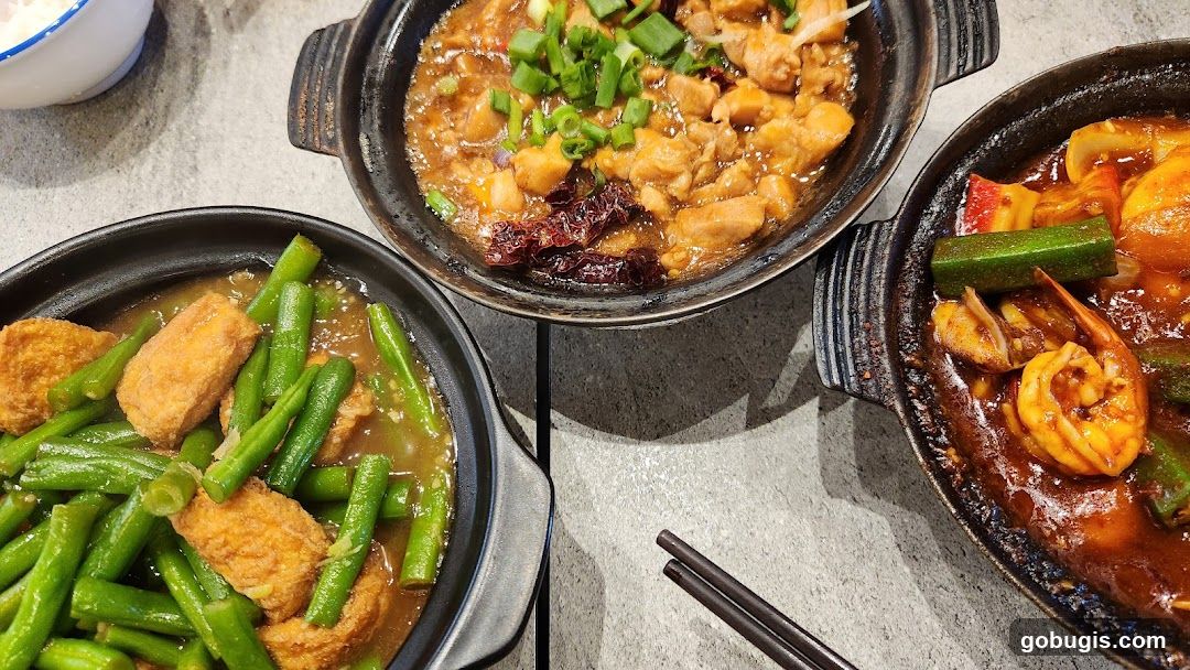 Three Clay Pot Dishes
