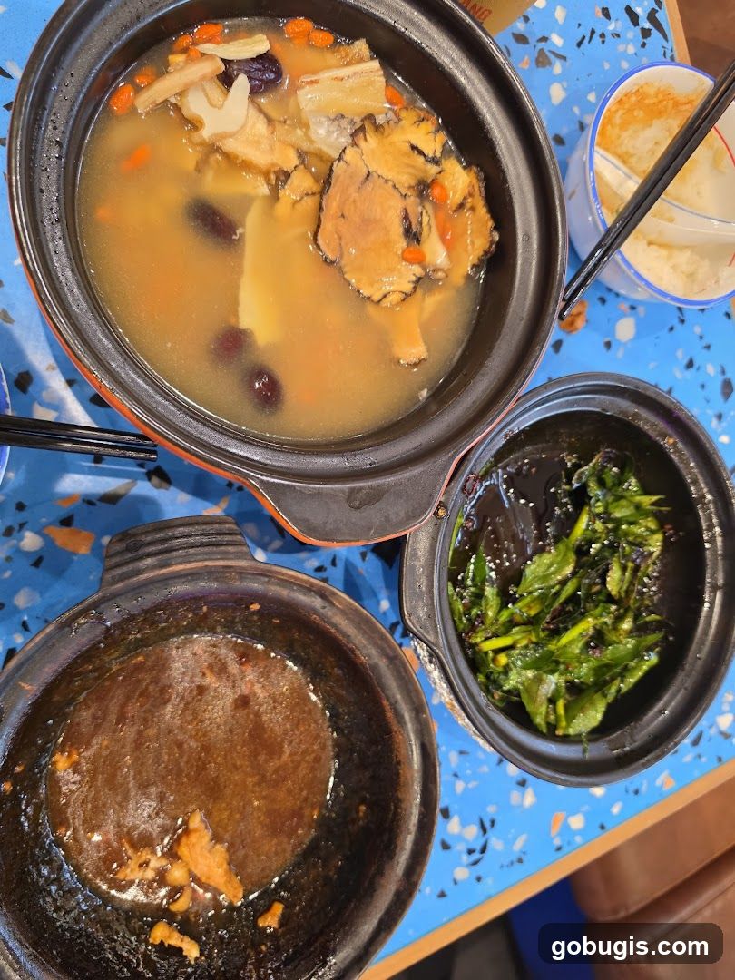 Herbal Soup and Side Dishes