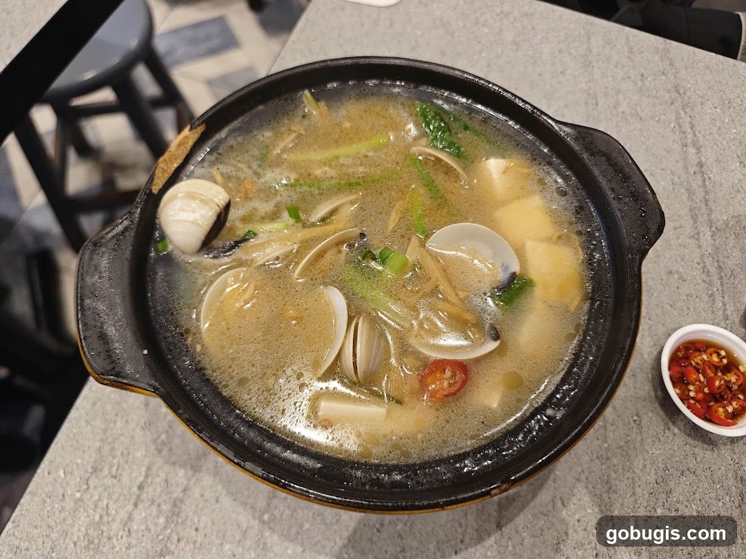 Seafood Soup with Tofu and Chili