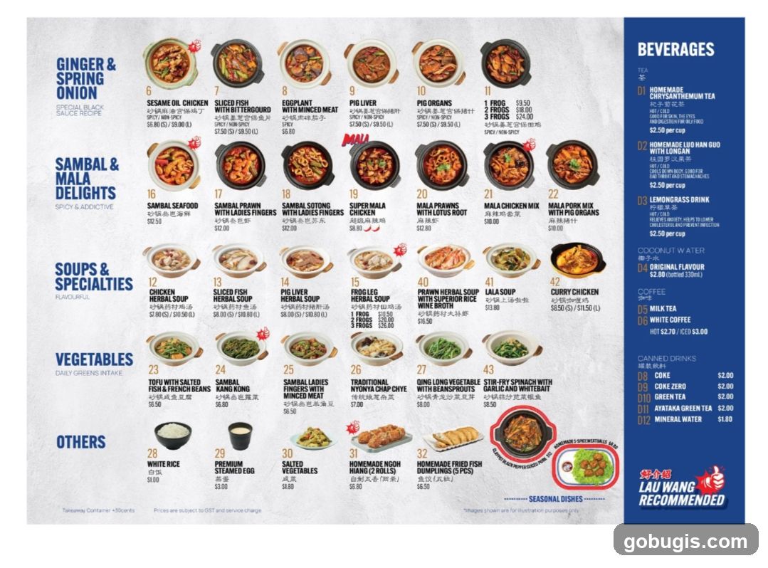 Lau Wang Menu