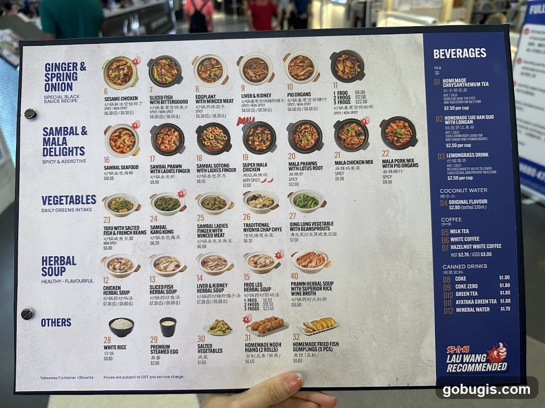 Lau Wang Recommended Menu