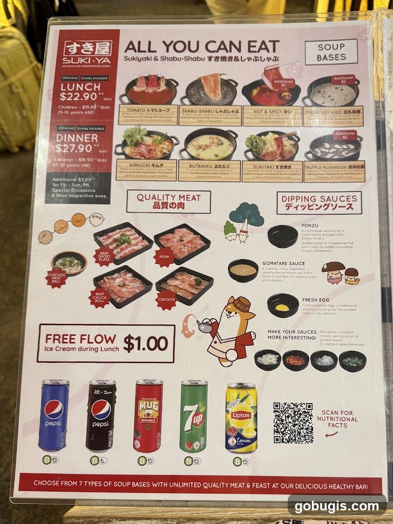 SUKI-YA ALL YOU CAN EAT Sukiyaki & Shabu-Shabu