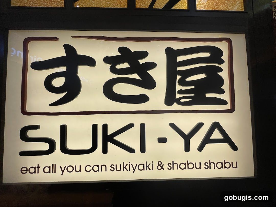 Suki-Ya Sign