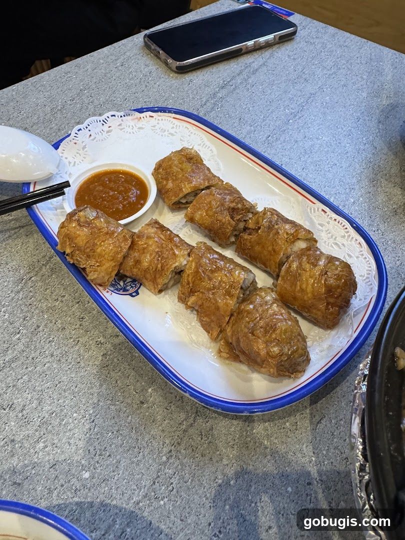 Fried Rolls with Dipping Sauce