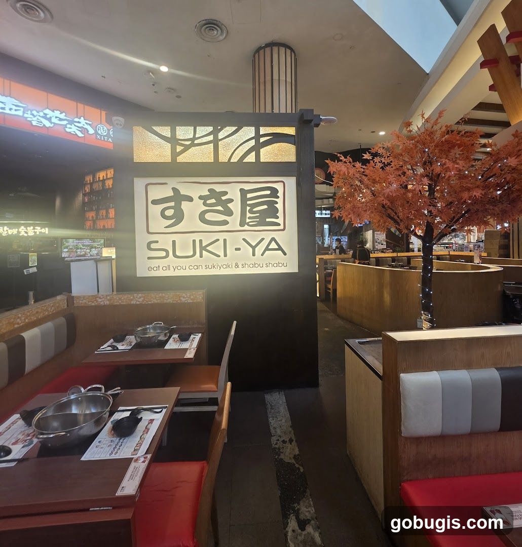 Suki-Ya Restaurant Interior