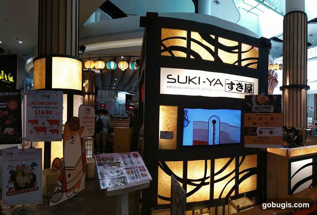 Suki-Ya Restaurant Display