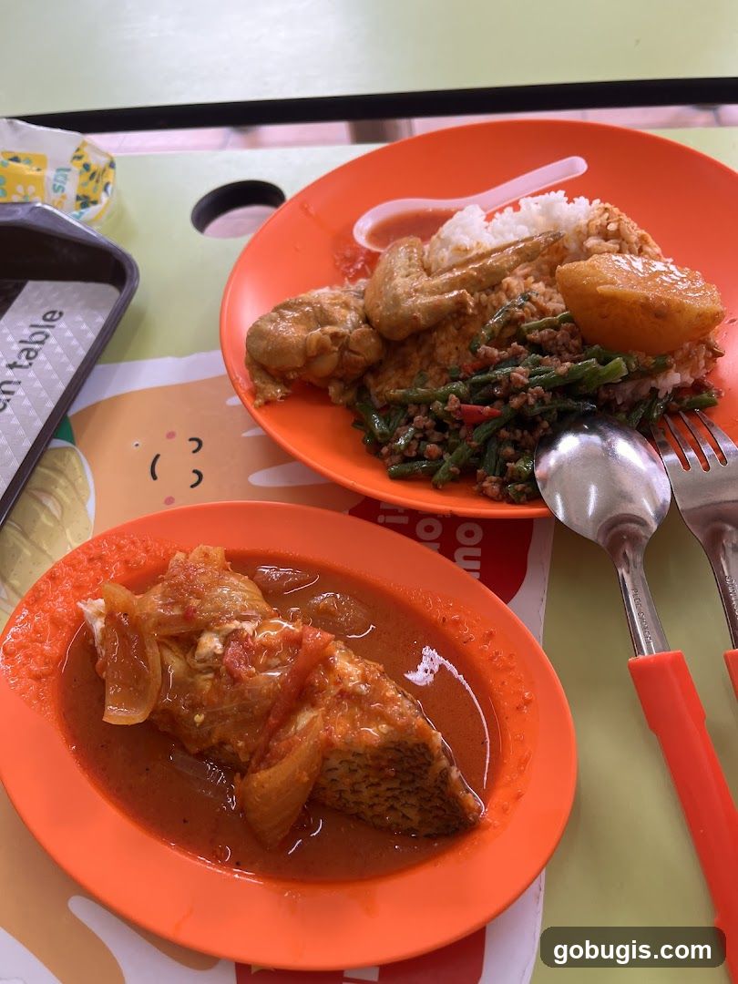 Dishes of food