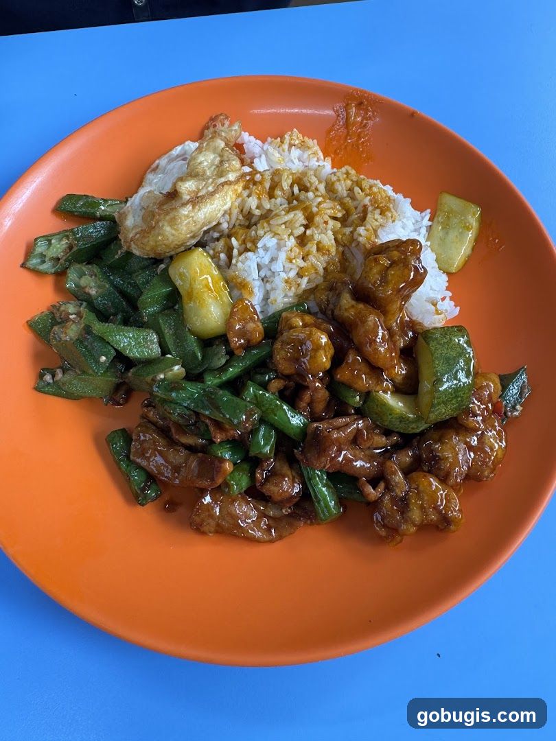 Plate of food