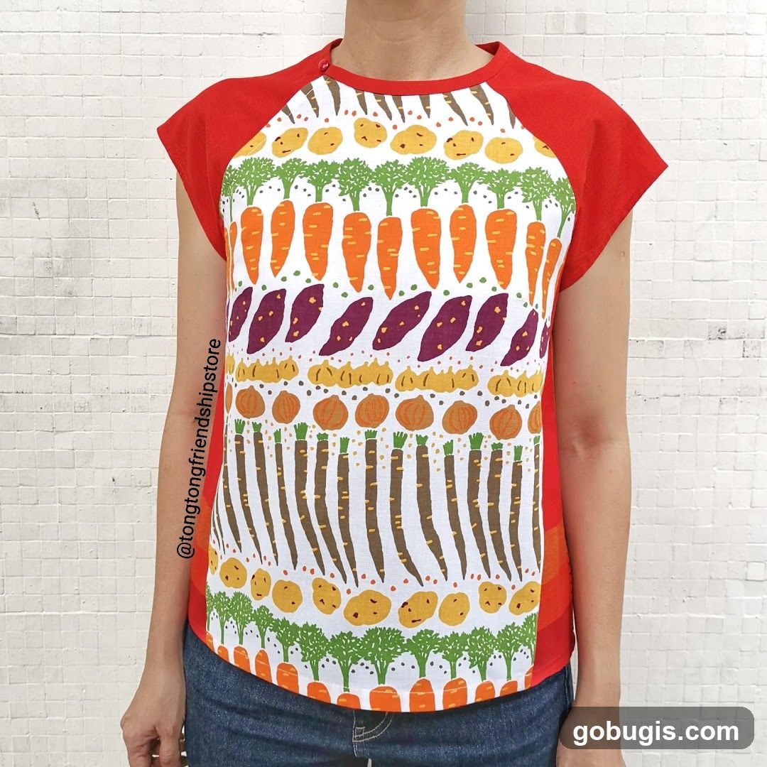 T-shirt with Vegetable Print