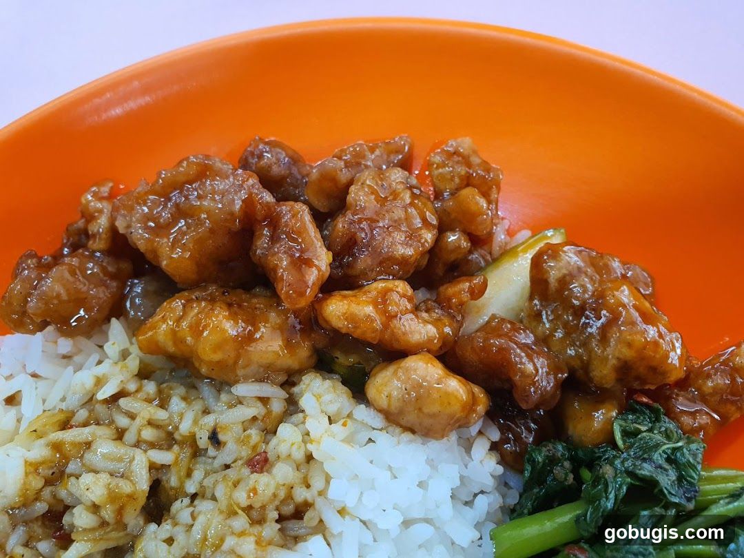 Sweet and Sour Chicken with Rice