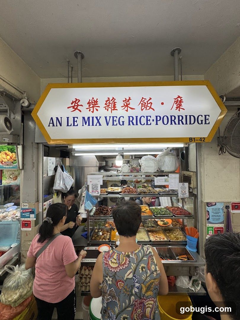 An Le Mix Veg Rice. Porridge