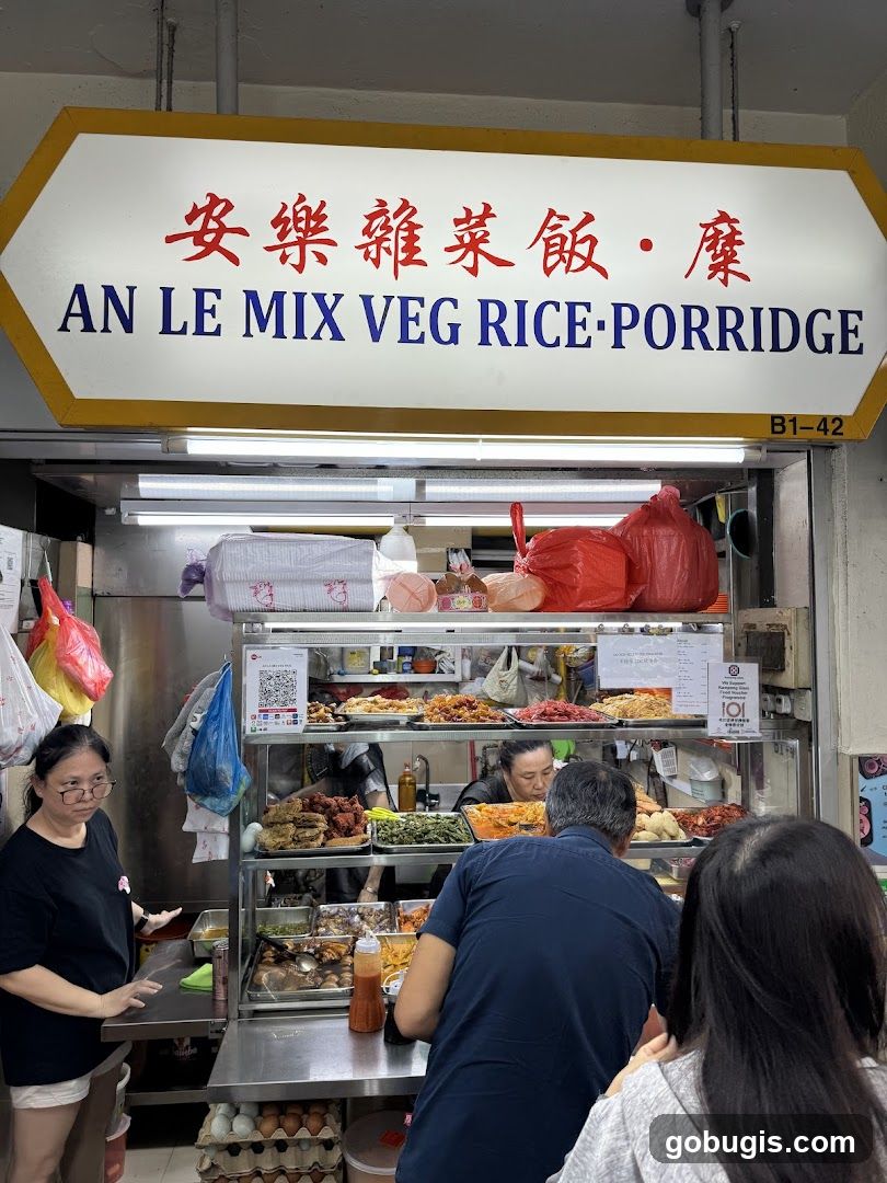 An Le Mix Veg Rice. Porridge