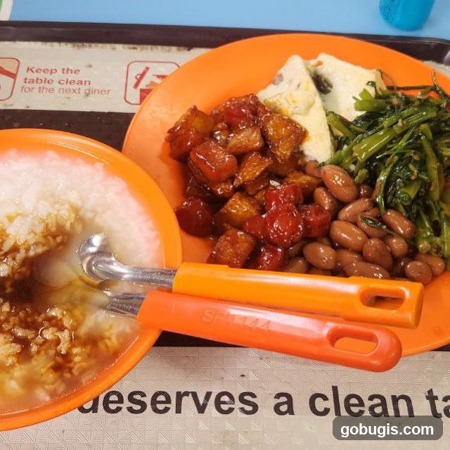 Meal with Rice and Side Dishes