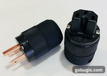 Two electrical plugs