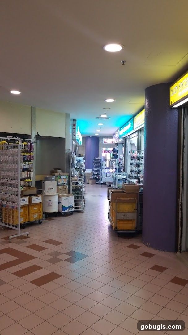 Indoor Shopping Aisle