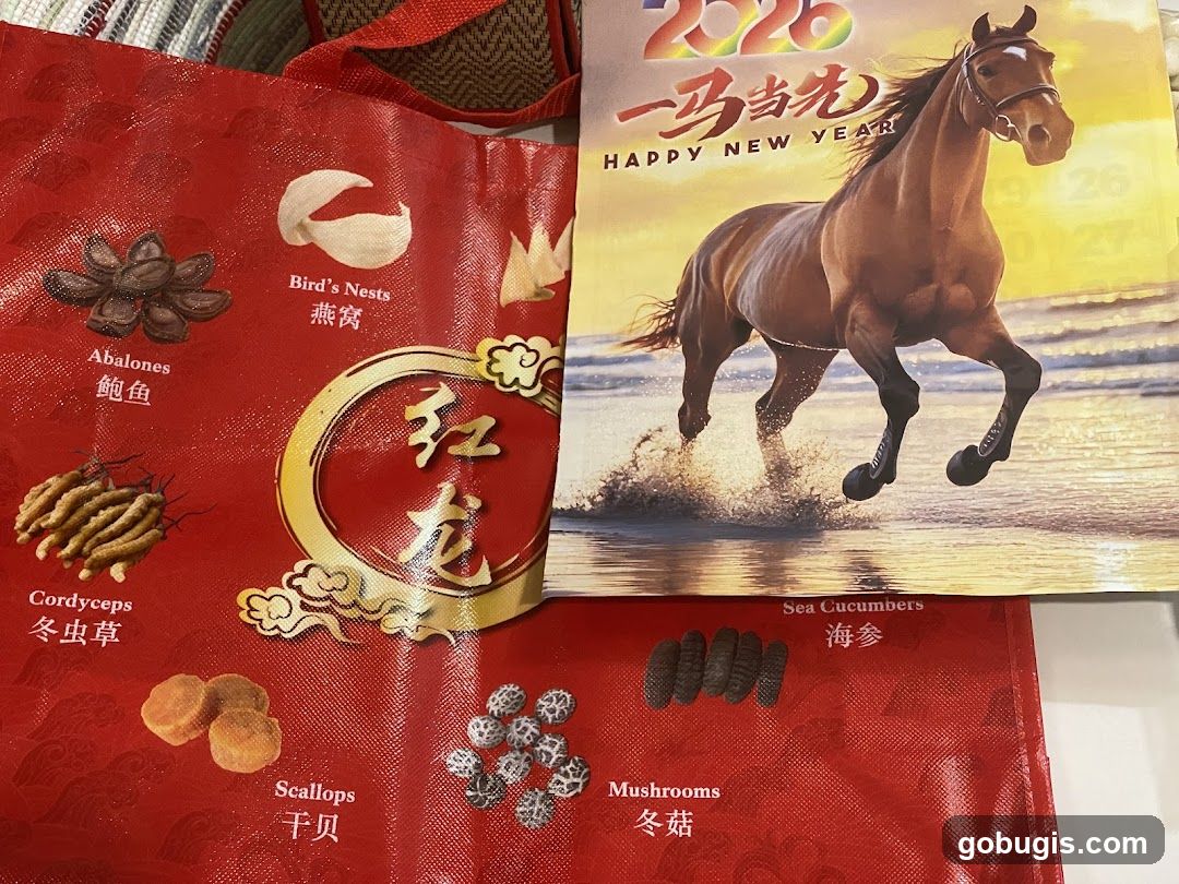 New Year Calendar and Tote Bag