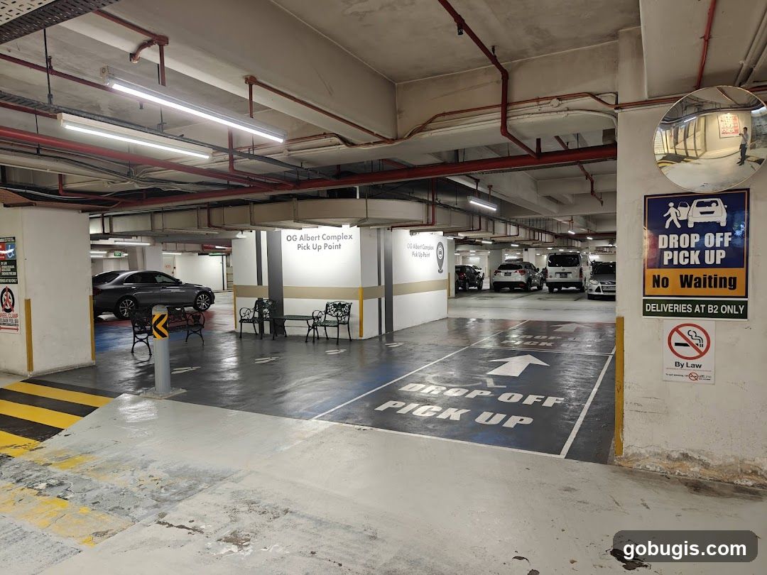 Parking Lot Drop-off and Pick-up Point