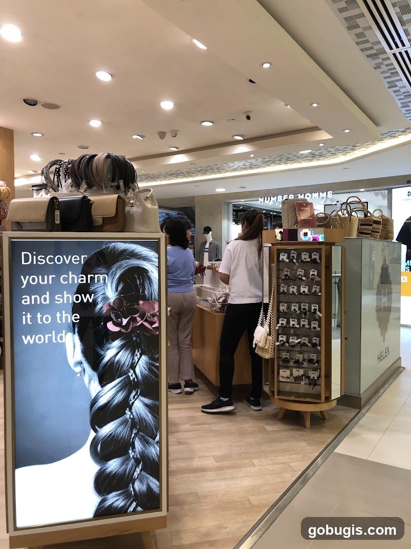 Store Display with Accessories