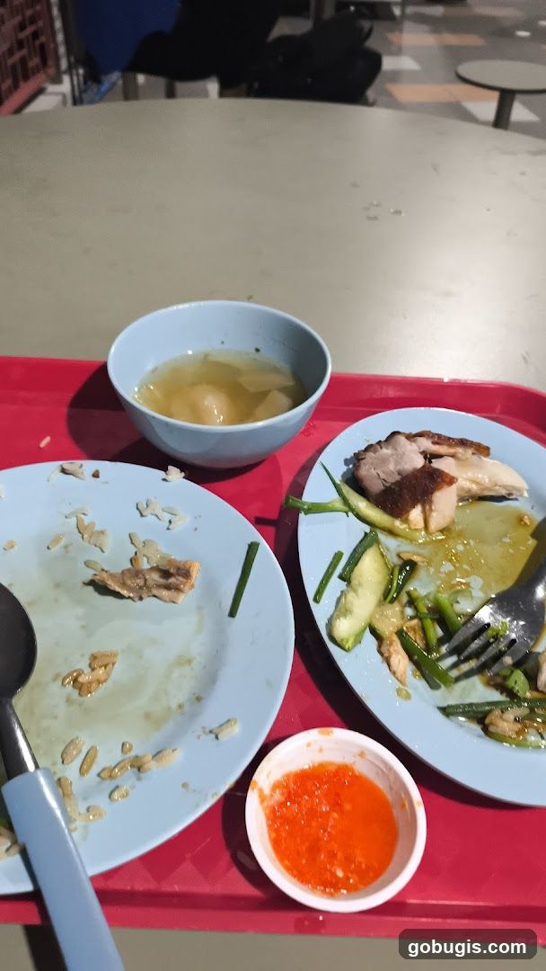 Leftover Food on Plates