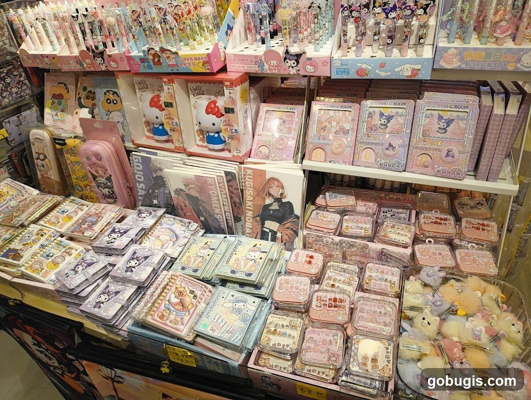 Stationery and Accessories Display