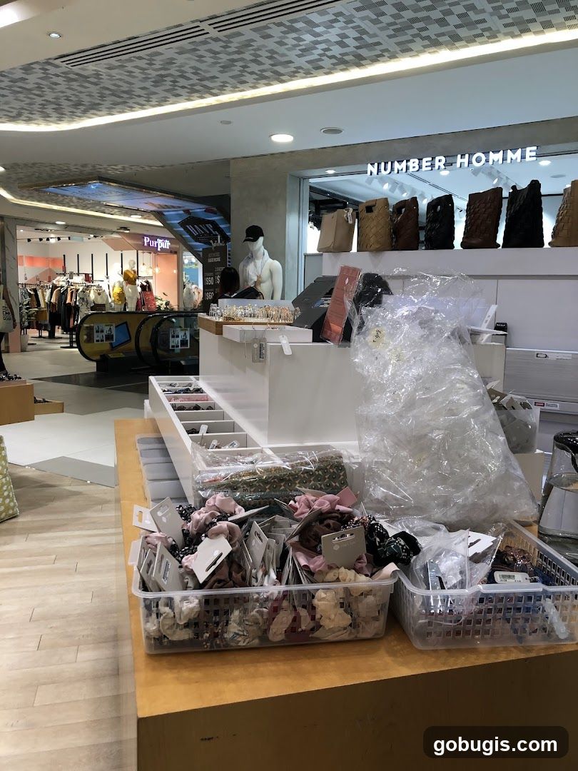 Hair Accessories Display