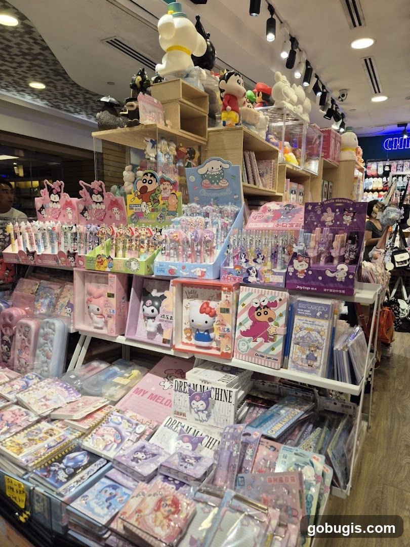 Cute Stationery Store Display