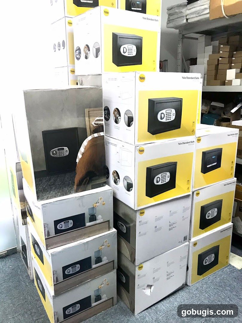 Stack of Yale Safes