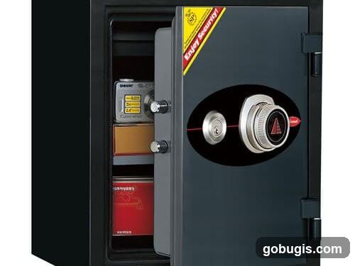 Safe with Open Door